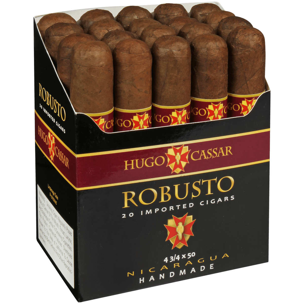 Hugo Cassar Nicaraguan Robusto 20 Ct. Bundle 4.75X50
