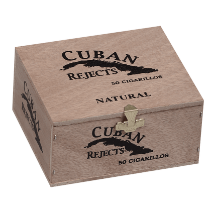 CUBAN REJECTS CLASSIC CIGARILLOS NATURAL 50 CT. BOX 3.25X20
