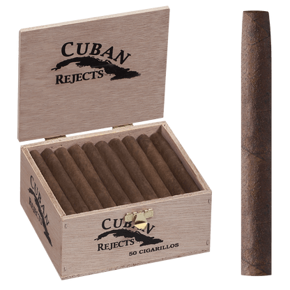 CUBAN REJECTS CLASSIC CIGARILLOS MADURO 50 CT. BOX 3.25X20