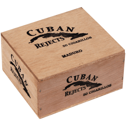 CUBAN REJECTS CLASSIC CIGARILLOS MADURO 50 CT. BOX 3.25X20