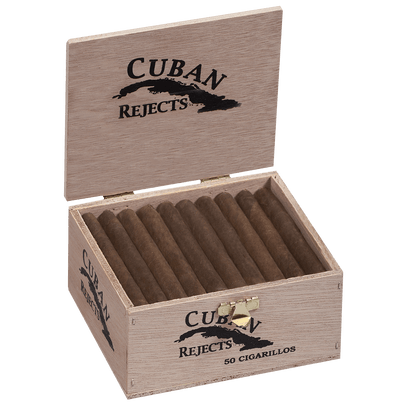 CUBAN REJECTS CLASSIC CIGARILLOS MADURO 50 CT. BOX 3.25X20