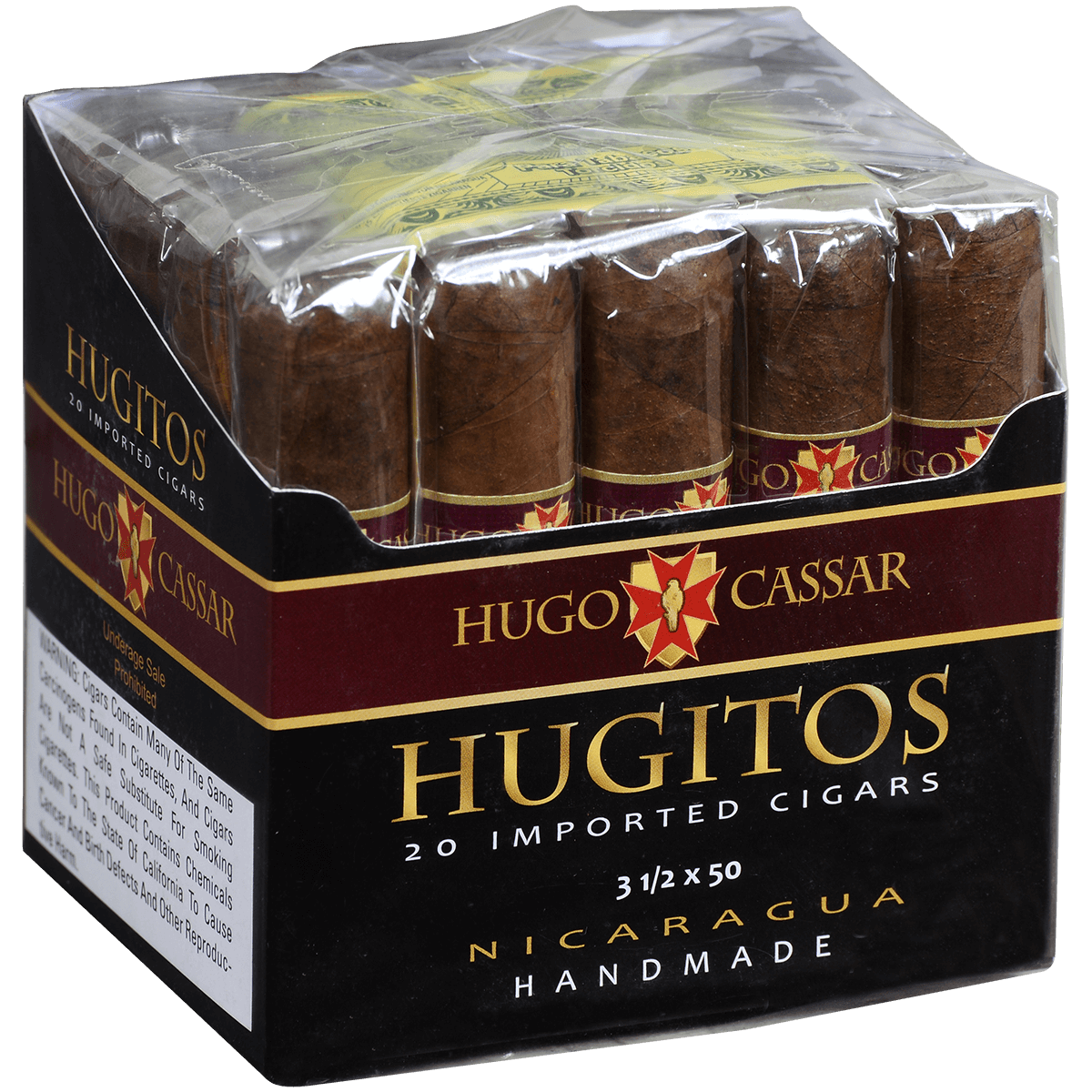 Hugo Cassar Nicaraguan Hugitos 20 Ct. Bundle 3.50X50