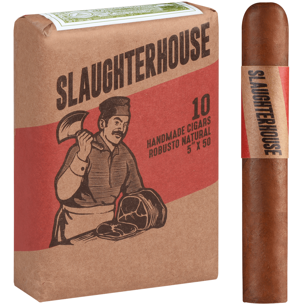 Slaughterhouse Robusto Habano 10 Ct. Bundle 5.00X50