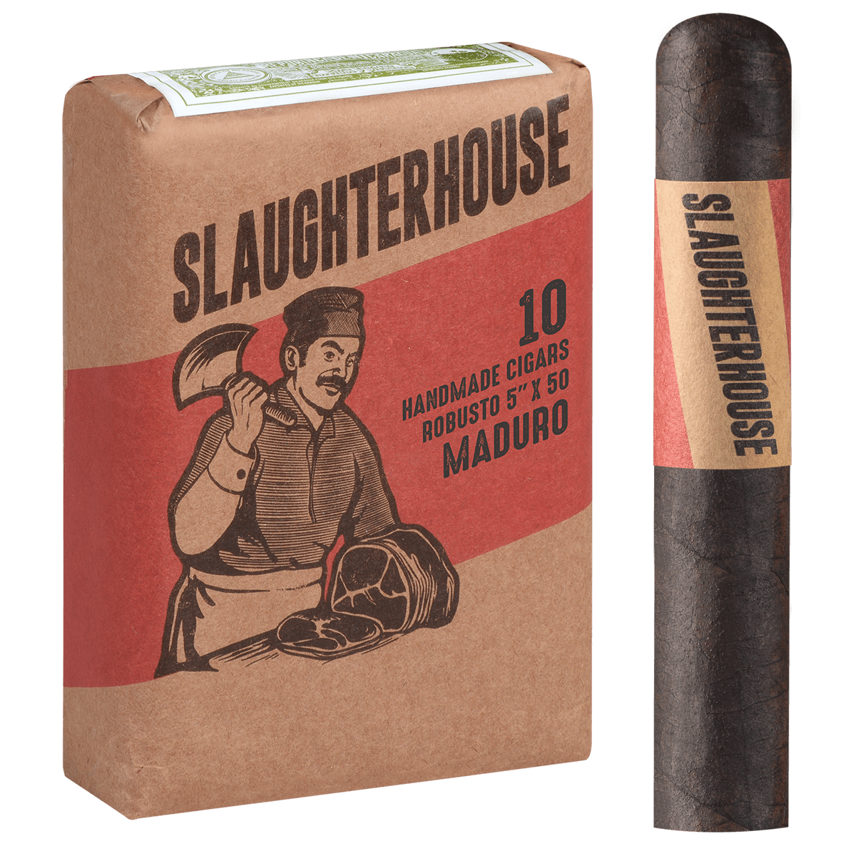 Slaughterhouse Robusto Maduro 10 Ct. Bundle 5.00X50