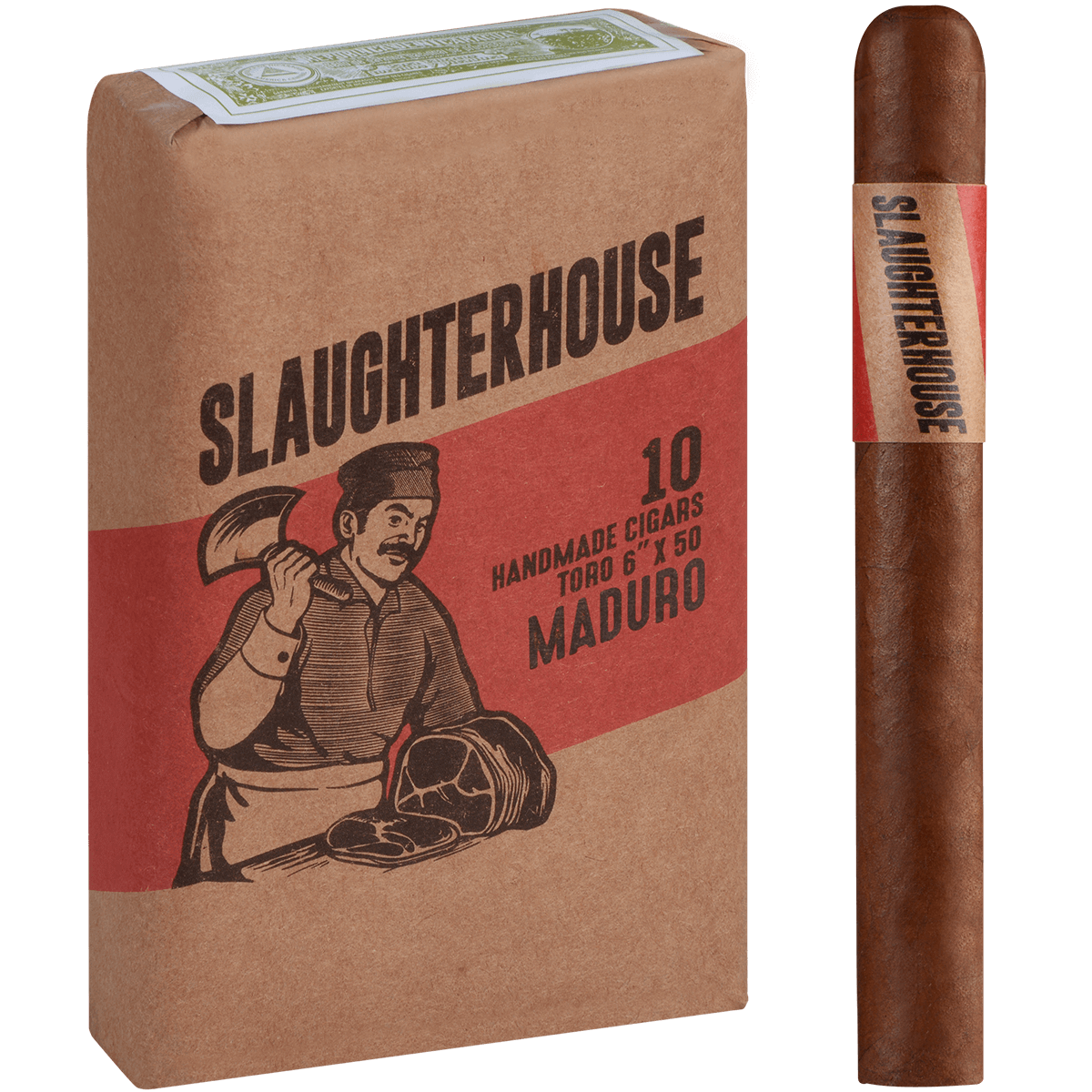 Slaughterhouse Toro Maduro 10 Ct. Bundle 6.00X50