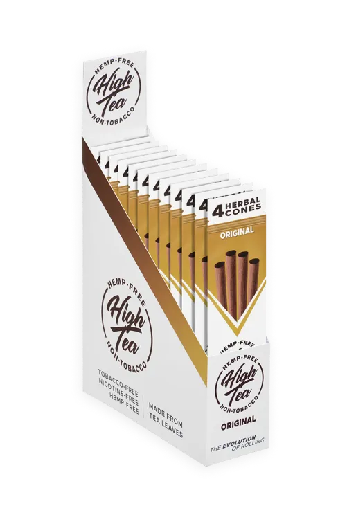 High Tea cone original carton